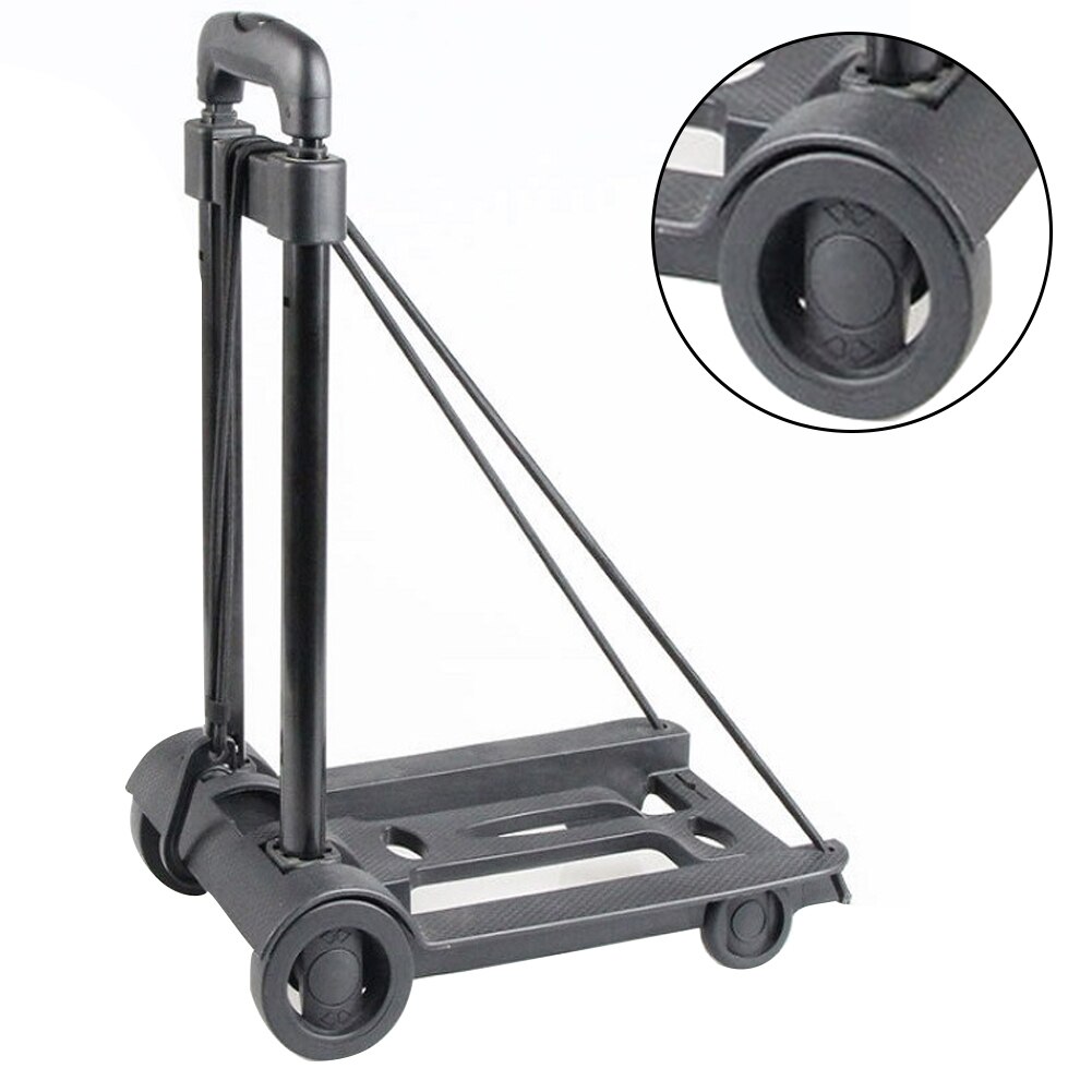 Carrinho de bagagem portátil do carro da liga de alumínio do reboque do curso dobrável carrinho de bagagem do agregado familiar carrinho de compras do carro