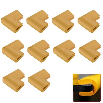 2M de protección de la infancia equipo bebé de seguridad para niños muebles ángulo Protector para Borde de esquina en forma de U de vidrio de de cintas: 10pcs U corner wood