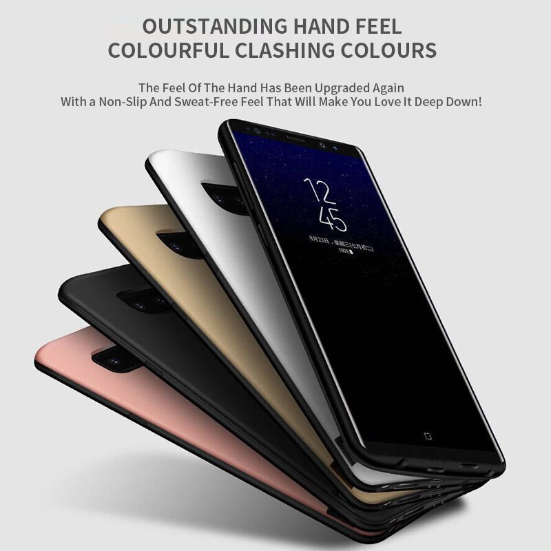 Pinzheng 6500Mah Battery Charger Case Voor Samsung Note 8 Opladen Case Voor Samsung Note 8 Draagbare Power Bank Draadloze lader