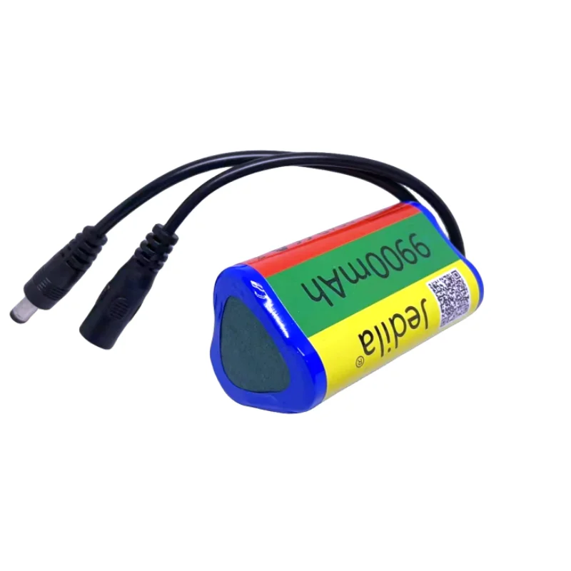 12V Lithium Battery Pack with Protective Plate and Quick Insertion DC5.5 Outdoor Monitoring Solar Street Light Charging Battery
