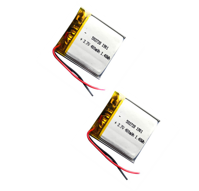 Batterie Li-Po InnCraft 400mAh 3.7V - Modèle 582728, Connecteur Molex 1.25mm