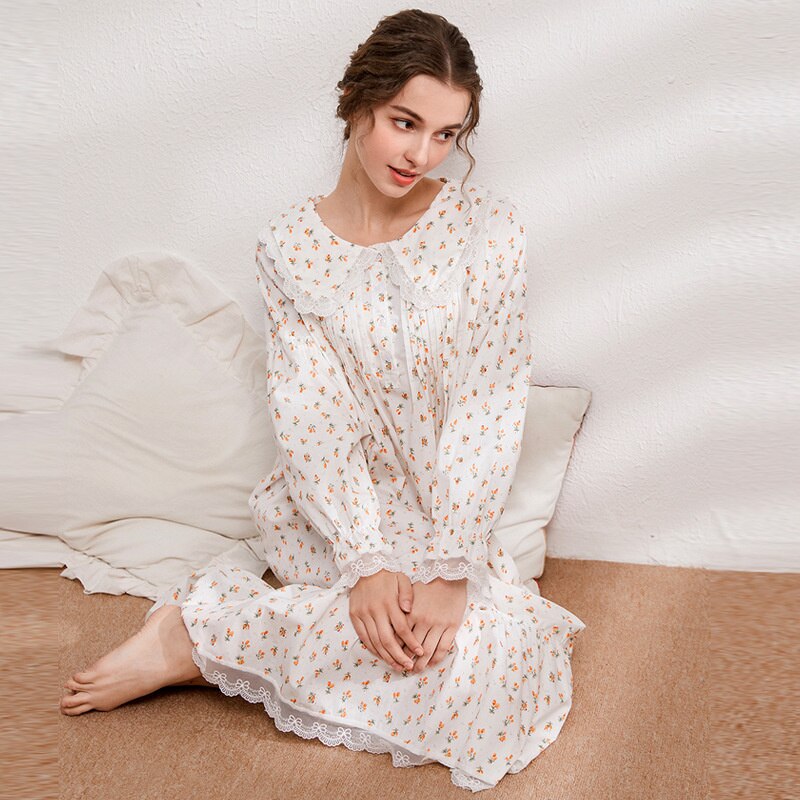 Anna's Spring Flower Nightgown