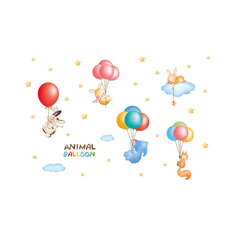 100 x 150 cm ballong vegg klistremerker låve rom hjem dekor ballong vinyl låve rom merket baby rom barnehage dekor
