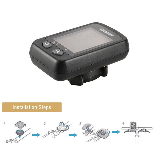 Igpsport IGS20E Draadloze Stopwatch Fiets Draadloze Computer Waterdichte Fietsen Gps Computer Kilometerstand Met S60 Mount