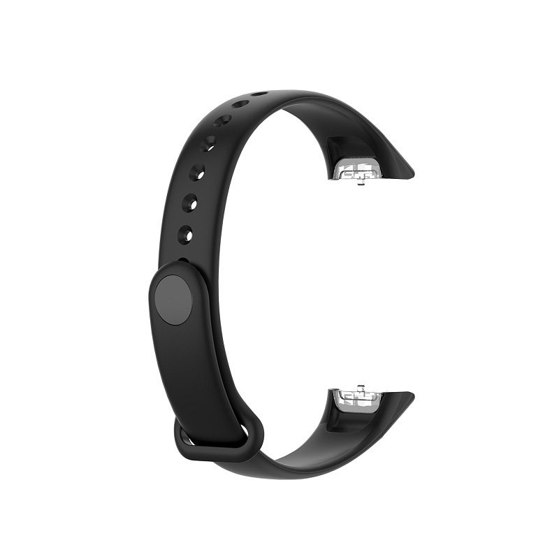 Silicone Sport Watch Band Strap Wrist Band Strap For Samsung Galaxy Fit SM-R370 Smart Bracelet Watch Strap Accessories: black