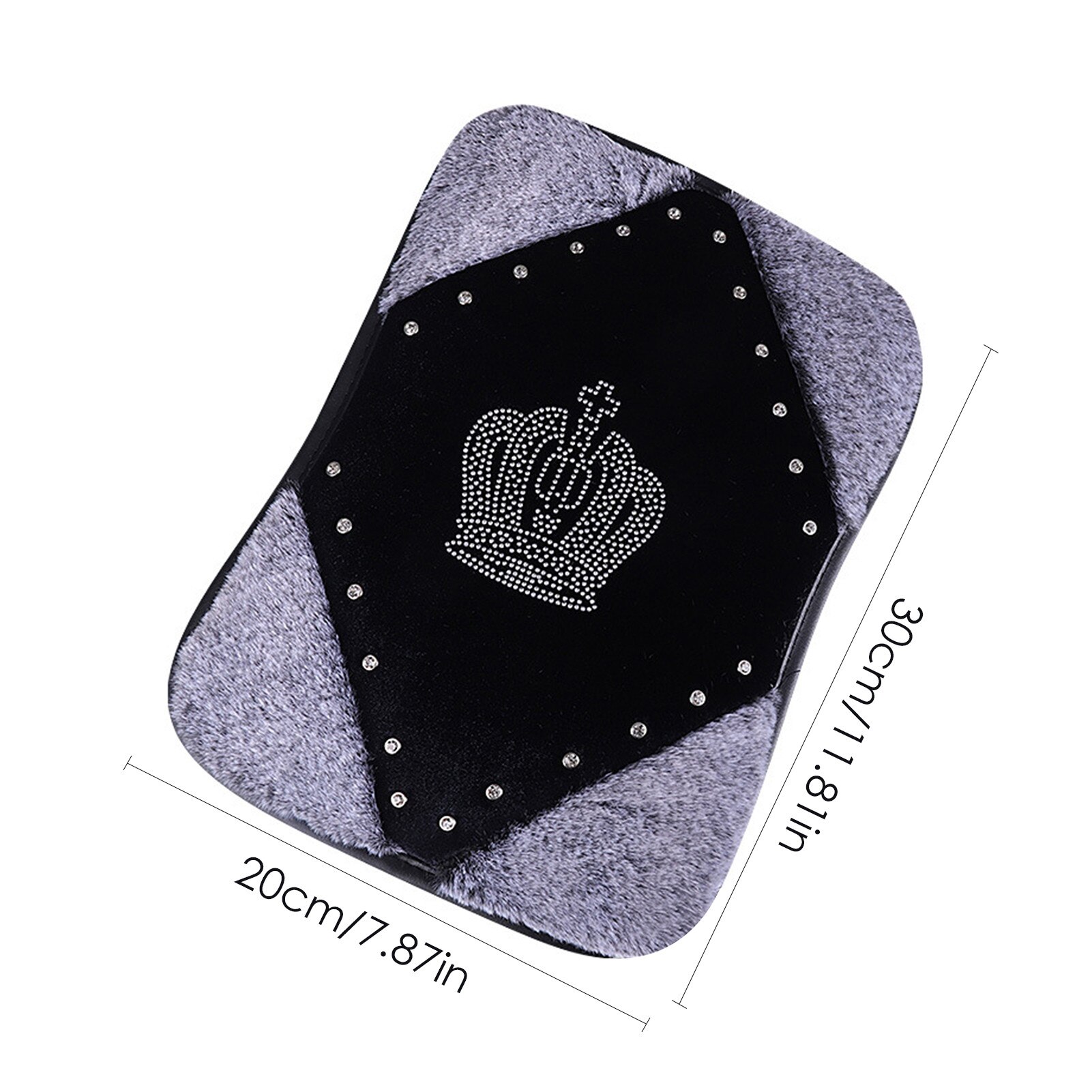 Upgrade Car Central Armrest Pad Black Auto Center Console Arm Rest Seat Box Mat Cushion Pillow Cover Vehicle Protective Supplies