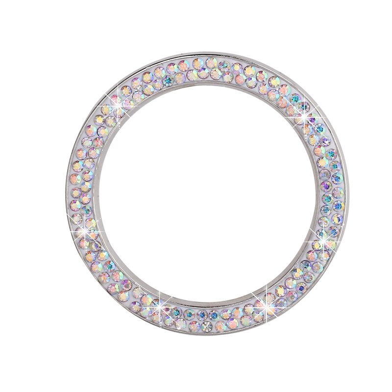 Car Ignition Button Ring Interior Stickers Universal Car Start Switch Rings Auto Decorative Circle Keys: MC