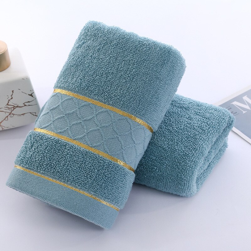 3pcs set 100% Cotton Super Soft Face Towel Hotel Skin-friendly Towels Pure Cotton Good Absorbent Towels for Bathroom