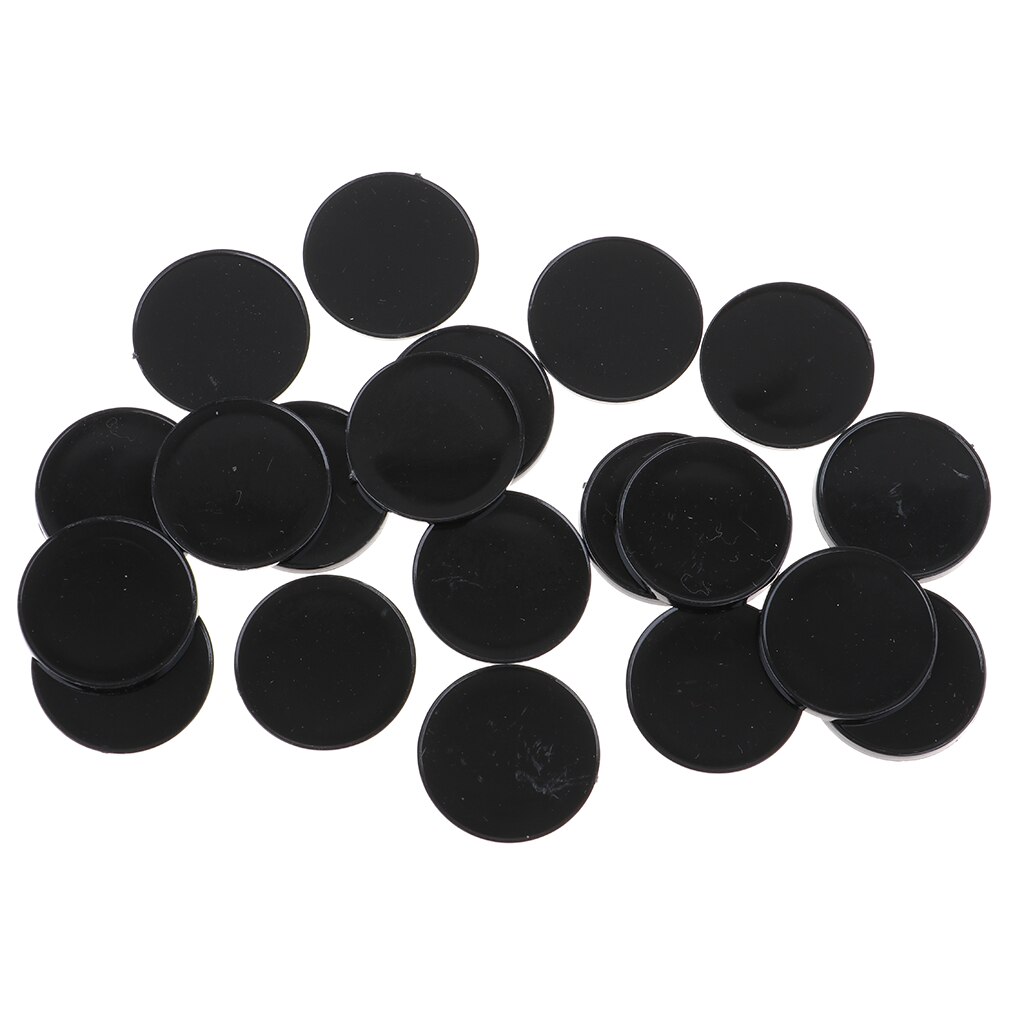 Sourcing Map Sparschweinstecker 32 Mm Innen-Ø, 43 Mm Außen-Ø – 20 Stück Schwarz, Kunststoff