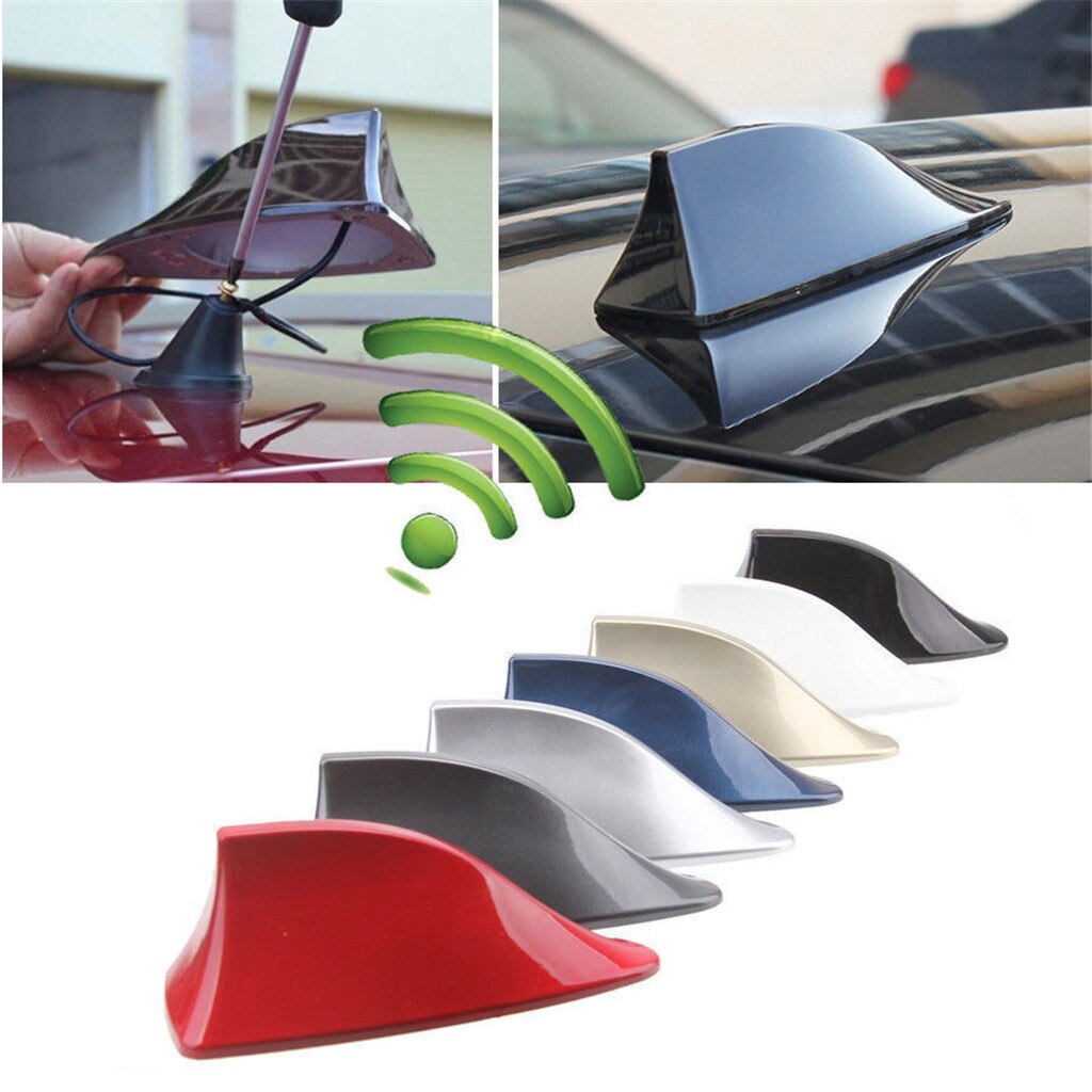 Auto Fin Antenne Signaal Antennes Auto Radio Antenne Imitatie Koolstofvezel Antennes Universele Accessoires # BL3