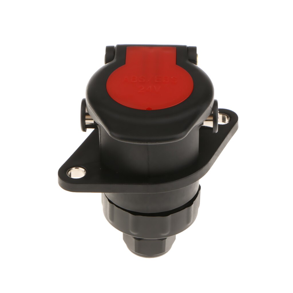 Enchufe de remolque de 15 pines 24V luces de cableado redondas remolque caravana camión barco