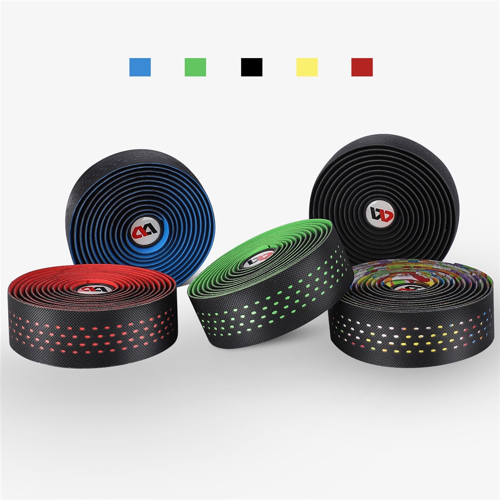 West cycling 2 stuks fietsstuurlint antislip lichtgewicht kleverig pu eva racefiets ademend fietsstuur grips fietsstuurlint
