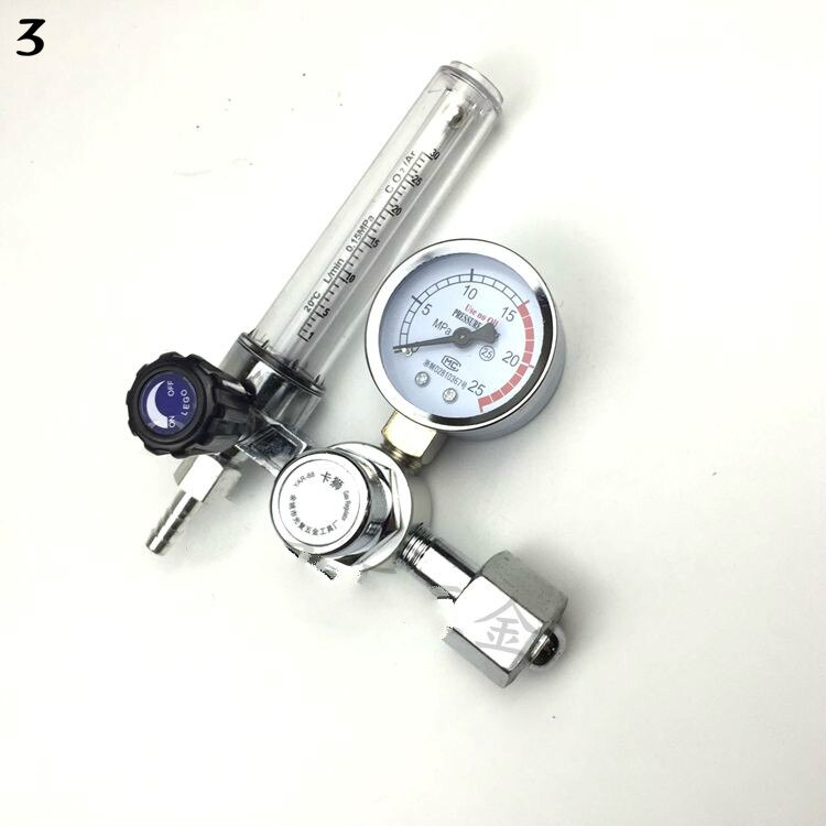 Welding Fittings Of stainless steel argon arc welding gas meter energy saving gas argon pressure gauge pressure reducing valve m