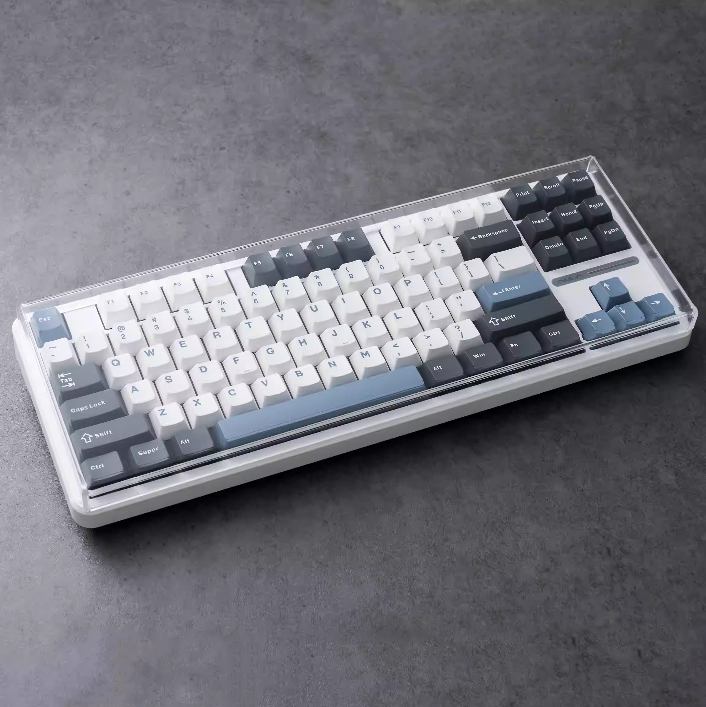 Mechanical Keyboard Dust Cover Acrylic Protecting Shell Bent Compatible With Layout 60 68 87 104 96 WOOTING ROG Azoth IKKI