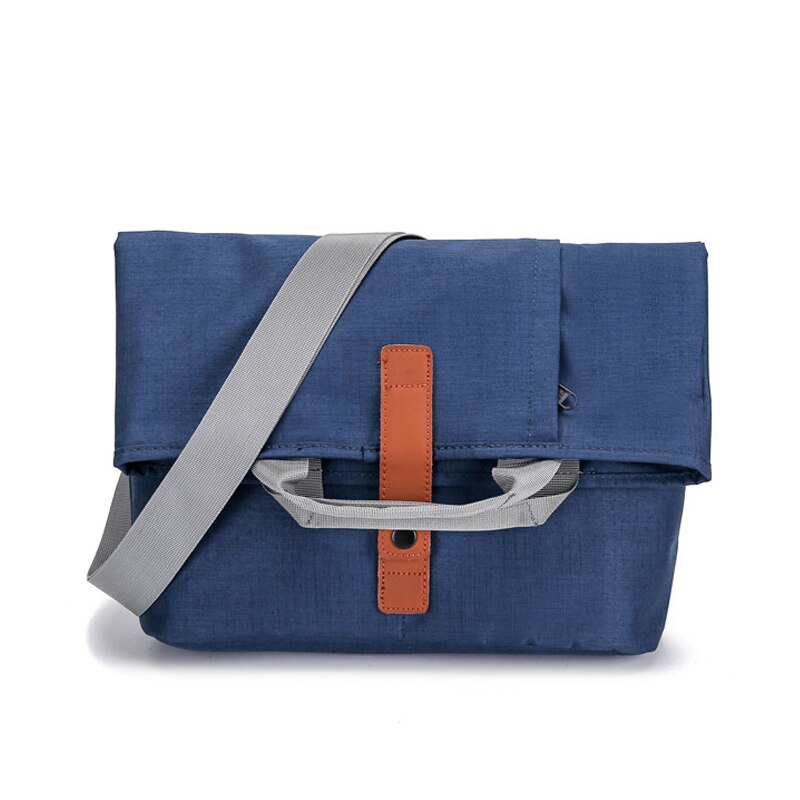 Men Bag Casual Grey Lightweight Oxford 13.1inch Laptop 9.7 iPad Tablet Crossbody Bag Male Small Messenger Bag Bagpack