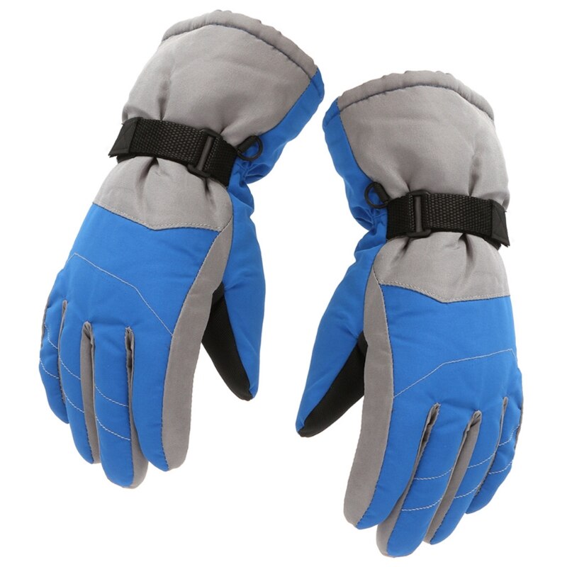 Kids Child Winter Thicken Warm Mountain Snowboard Ski Gloves Windproof Mittens: 3-M