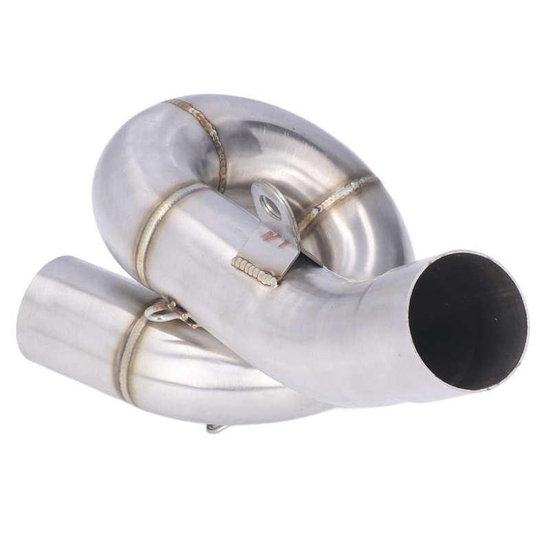 Motorcycle Middle Link Tube Slip On Exhaust Mid Pipe for Modification