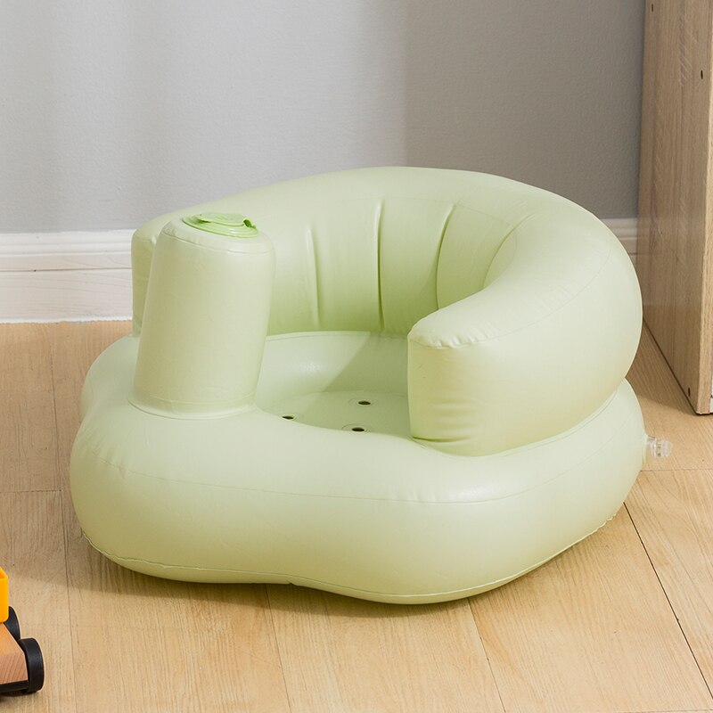 Baby oppblåsbar mini sofa barnestøtte sete ett sete baby lat sofa trening barnesete lære bad