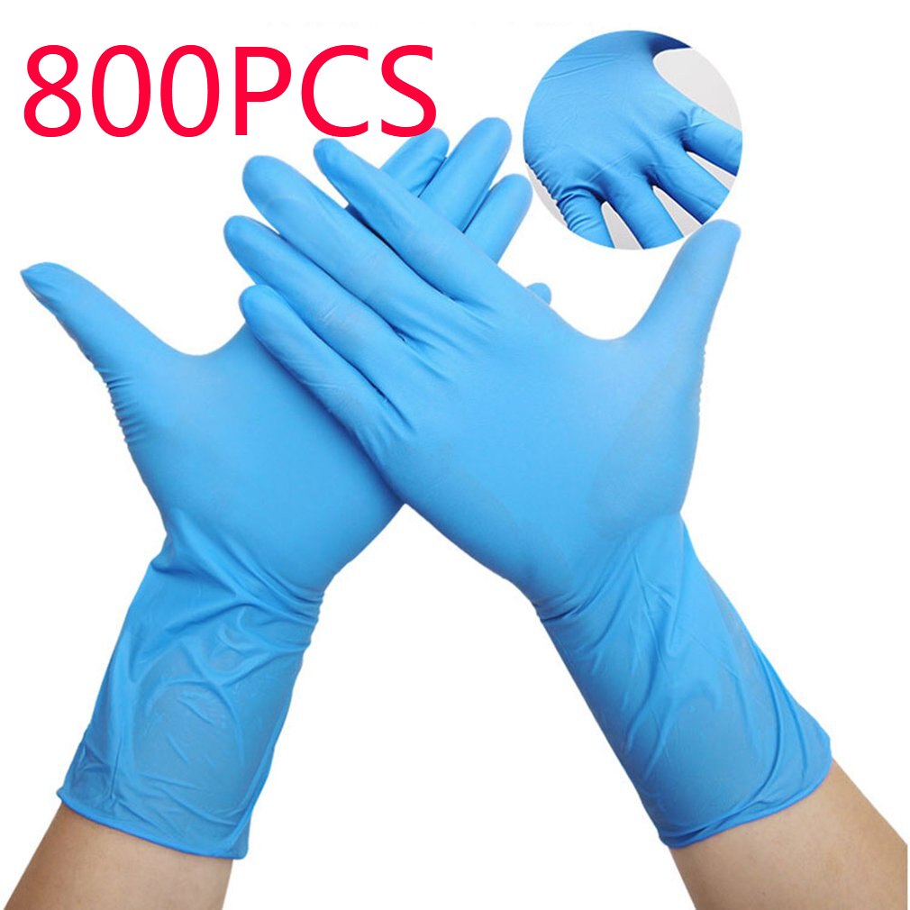 100/800PC Nitrile Disposable Gloves Waterproof Powder Free Latex Gloves For Household Kitchen Laboratory Cleaning Gloves