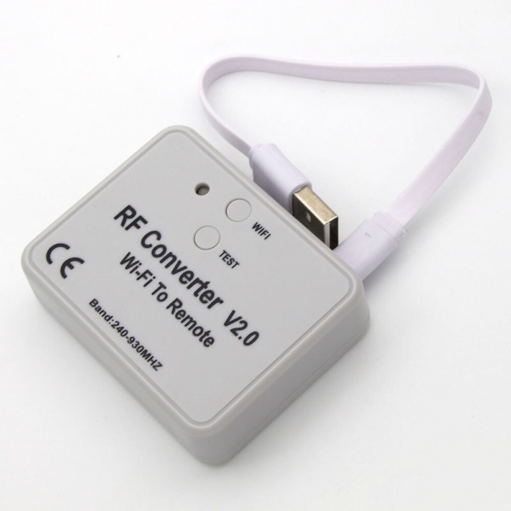 WIFI To Remote Control RF Converter 315 330 433 868 MHz Universal WIFI Garage Gate Door Remote Control Switch Fixed Code