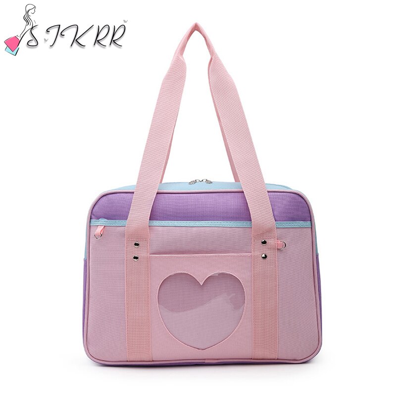 Handtaschen Für Frauen Reise Schulter Schule Taschen Mädchen Nette Große Kapazität lässig Gepäck Totes Dame Oxford Handtasche: Patchwork