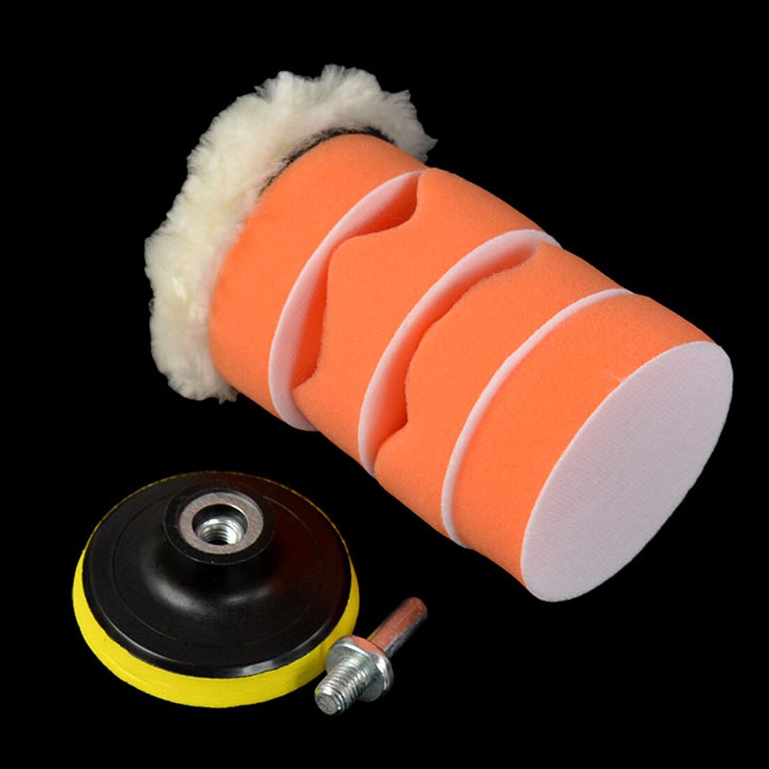 Kit de roue éponge de polissage polisseuse 7 pièces/ensemble 3 "tampon de polissage de voiture tampon de polissage