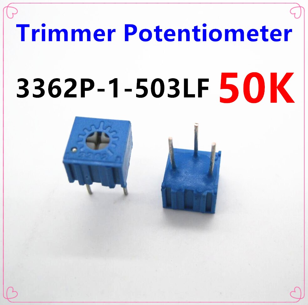 15 STKS Trimmer Potentiometer 3362 P 50 K 503 verstelbare Weerstanden 3362 503 Variabele Weerstanden 50 K ohm