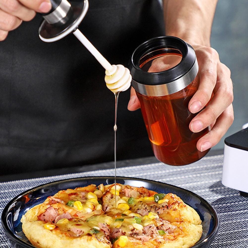Bouteille d'assaisonnement en verre | Kit d'épices de cuisine, bouteilles poivre cuillère pots d'assaisonnement, brosse à huile, conteneur de stockage des aliments