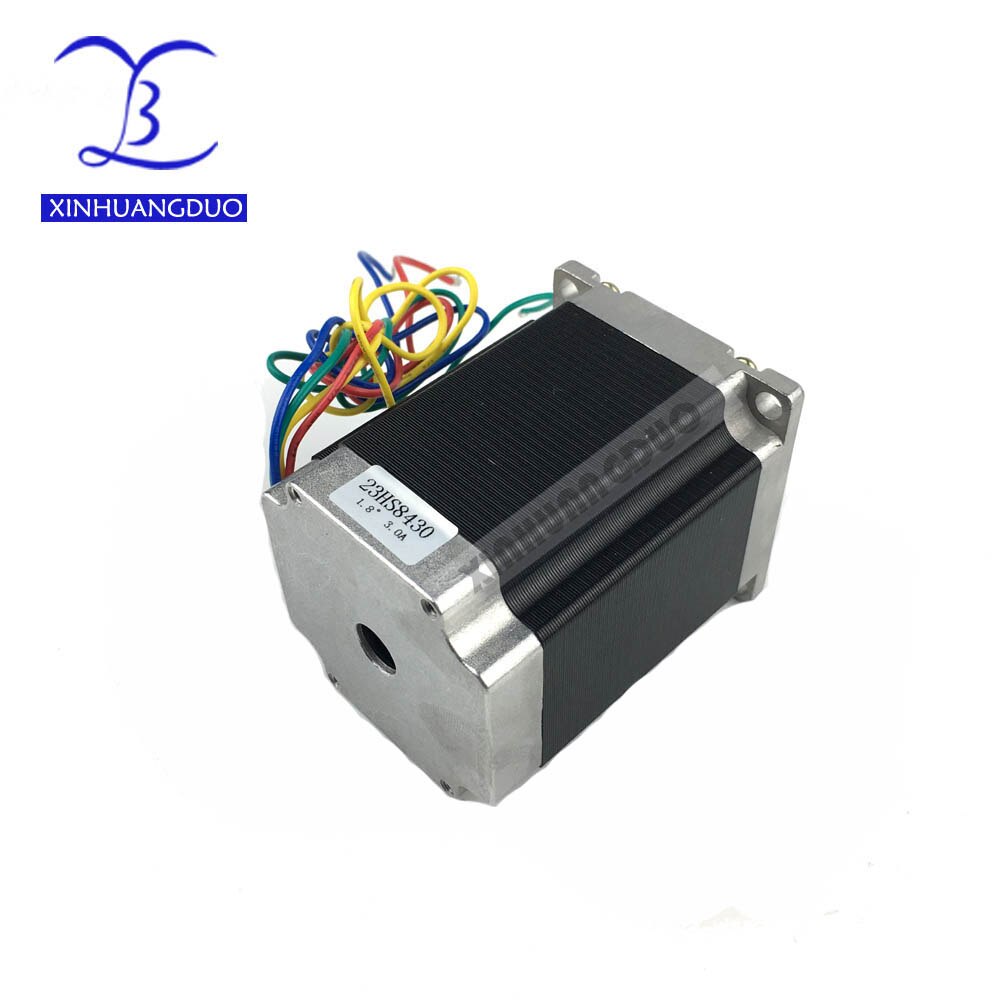 Nema 23 Stappenmotor 57 Motor 1.9Nm 3A 76mm Nema23 Stap Motor 4-lead voor CNC Freesmachine 3D Printer 8430 8mm as