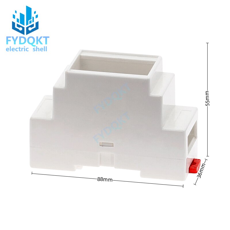 Abs Rail Aansluitkastje/Instrument Case/Rail-Type Module Shell 88X37X59Mm top Opening 4-01-1 Plc