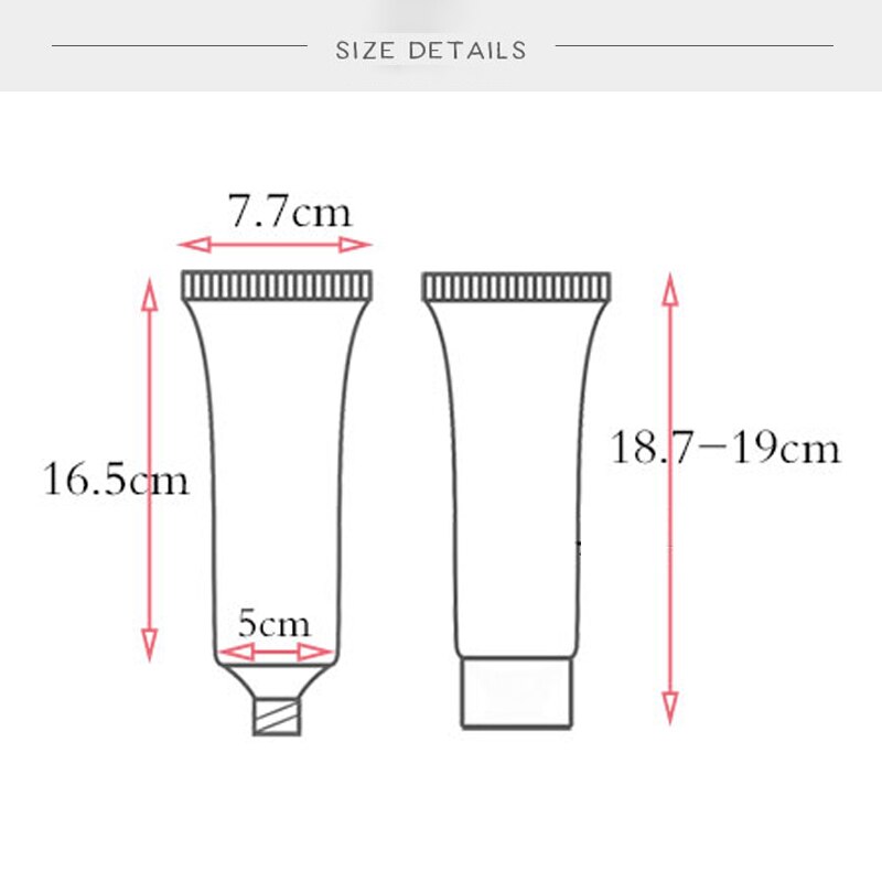 Empty 200g White Squeeze Bottle Cosmetic Container 200ml Face Lotion Hand Cream Packaging Plastic Refillable Tube