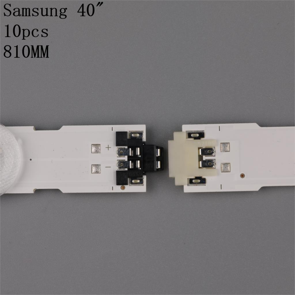 10 PCS/set LED Backlight strip for Samsung UE40JU6060 UE40MU6125 UE40KU6100 UE40KU6000 UE40JU6400 UE40JU6500 BN96-34792A 34791A