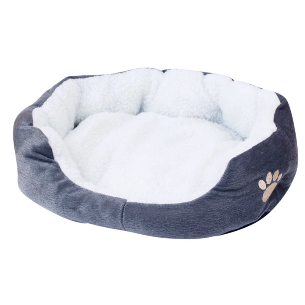 Cama de perro de felpa cálida para dormir, colchoneta para mascotas con cubierta extraíble para perros, gatos, TN99
