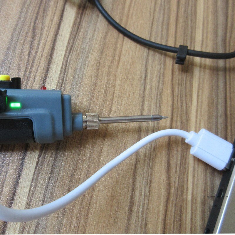 Tragbare draussen-batterie lötkolben 4,5 V-5v 8W batterie angetrieben lötkolben ZD-20D