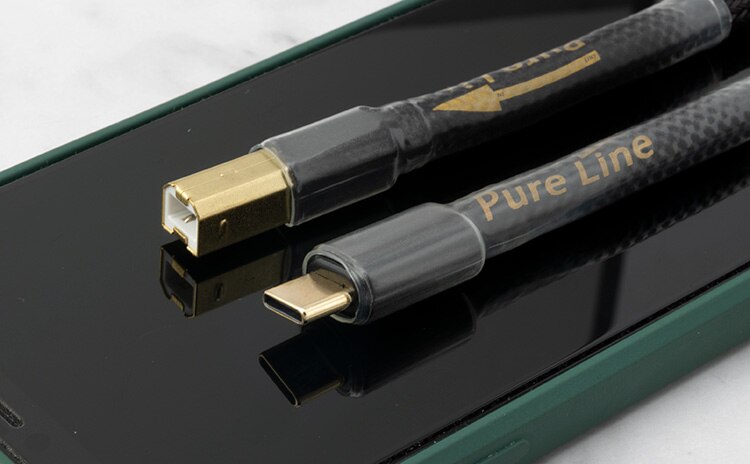 Mogami 2534 pläterad usb c till b-kabel usb typ c till b ljuddatakabel dac otg macbook pro mobiltelefon thunderbolt dac-kabel
