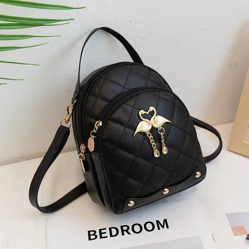 Rilibegan Damesmode Rugzak Ins Stijl Vrouwelijke Handtas Vrije tijd Mini Mode Dames Rugzakken Telefoon Packs MIni Rugzak