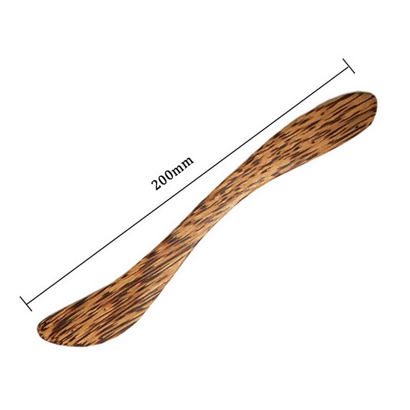 Natürlichen Kokos Holz Löffel Kokosnuss Holz Scoop Besteck Für Küche Restaurant Natürliche Coco Muttern Schalen Küche Liefert: Messer