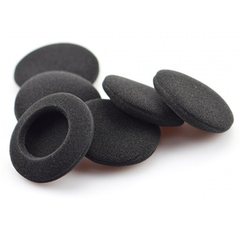 5 par 60mm/2.4 &quot; erstatning skum øreputer pute til logitech  h600 h330 h340/ aiwa hp -cn5/ labtec akser 502 headset svart