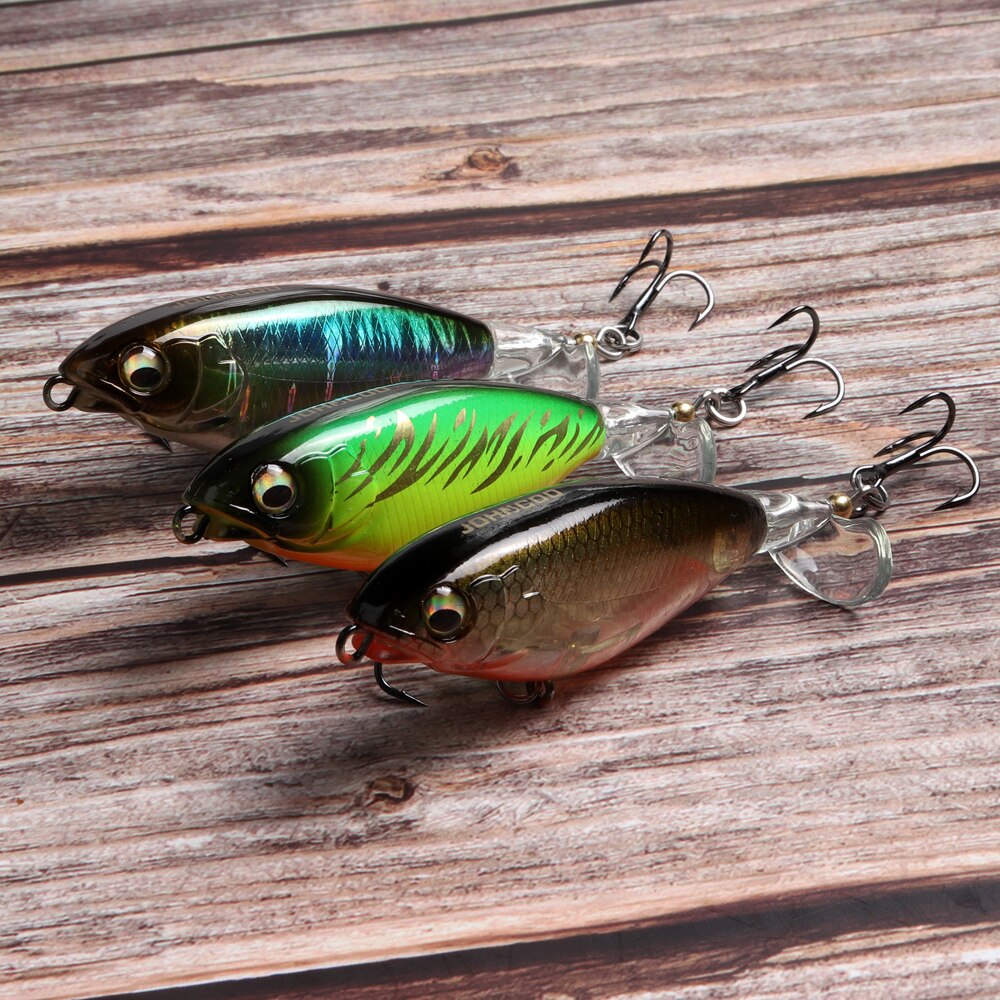 BOTE 70mm 85mm Whopper Plopper Schwimm Rotierenden Schwanz Künstliche Harten Köder Angeln Lockt 5,8g 10,5g Harte köder Bass Lockt