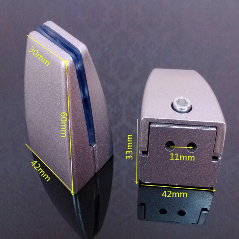 Partitie Ondersteuning Beugel Plank Bureau Clip Clip Bureau Privacy Screen Clip Beugel Glas Clip, Aluminium Xd