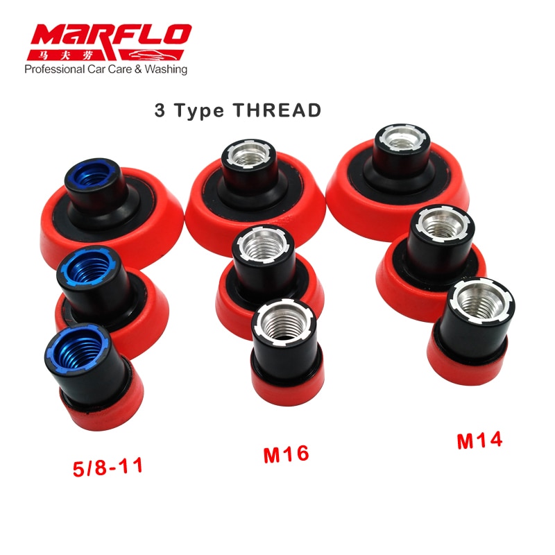Marflo ponçage support plaque support tampon M14 filetage M16 5/8-11 T1.2 "2" 3 "3 taille dans un emballage