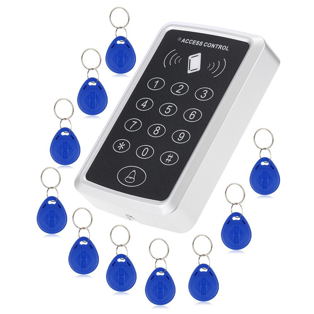 125 khz närhet rfid passersystem knappsats med 10 st id-kort