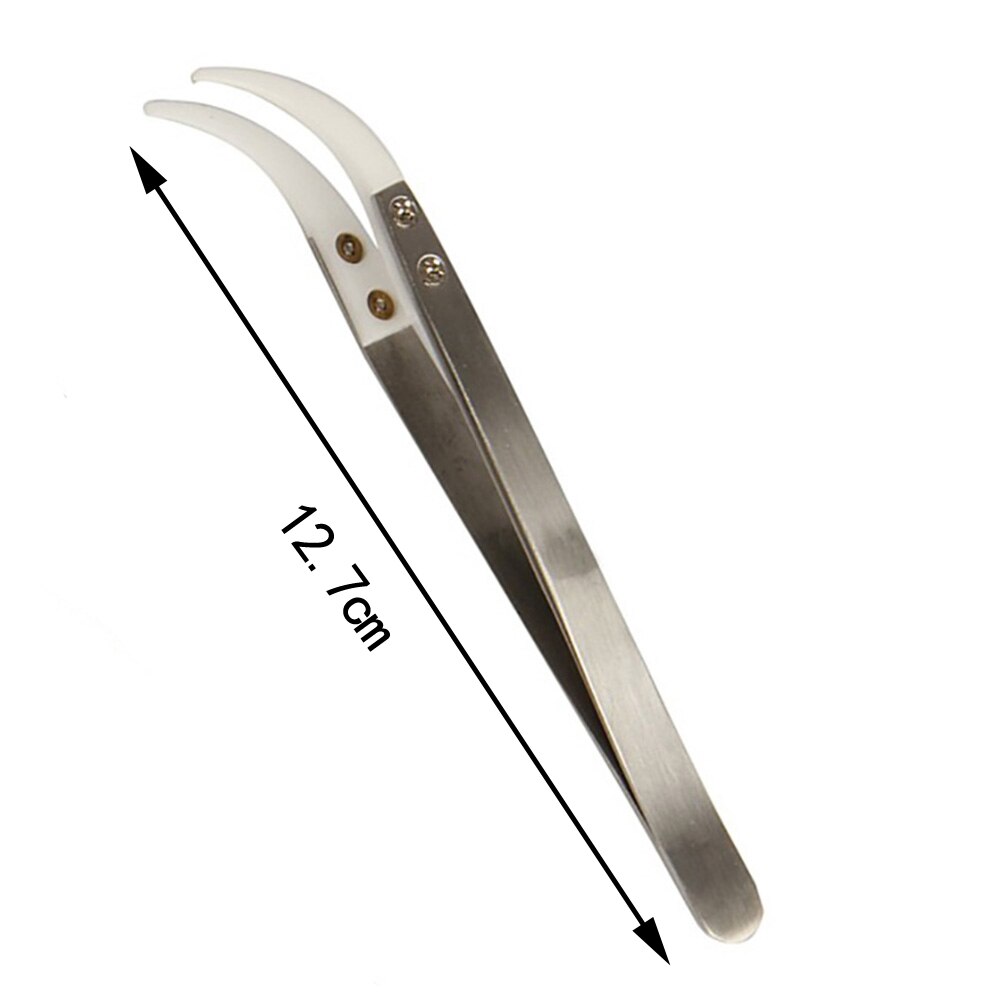 3 Type pince à épiler en céramique résistant à la chaleur 1000 degrés nouvelle pince à épiler Non conductrice outils à main de: 1 bending