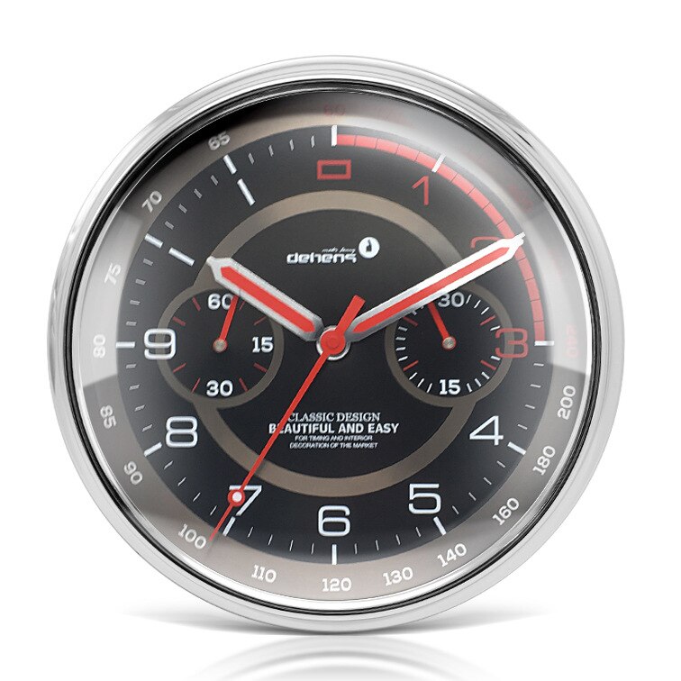Reloj de pared para el salpicadero, de Metal, barato, para decoración del hogar, dorado, silencioso, para dormitorio, cocina, de cumpleaños: G