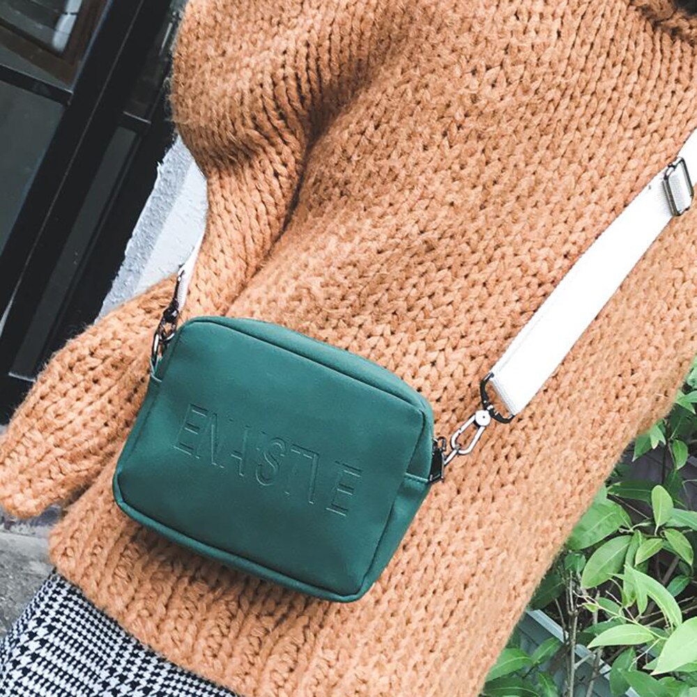 Aelicy small shoulder bag for women messenger bags ladies retro PU leather handbag female crossbody bag: Green