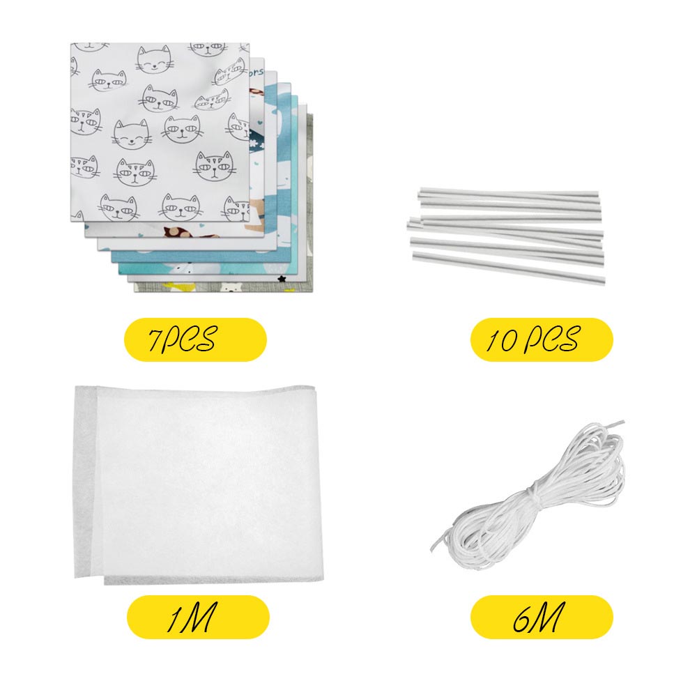 Diy Masker Zelf Gemaakt Masker Kit Kleur Ademend Zacht Met 10 Pcs Nasale Brug Van Masker Verstelbare Diy Productie touw