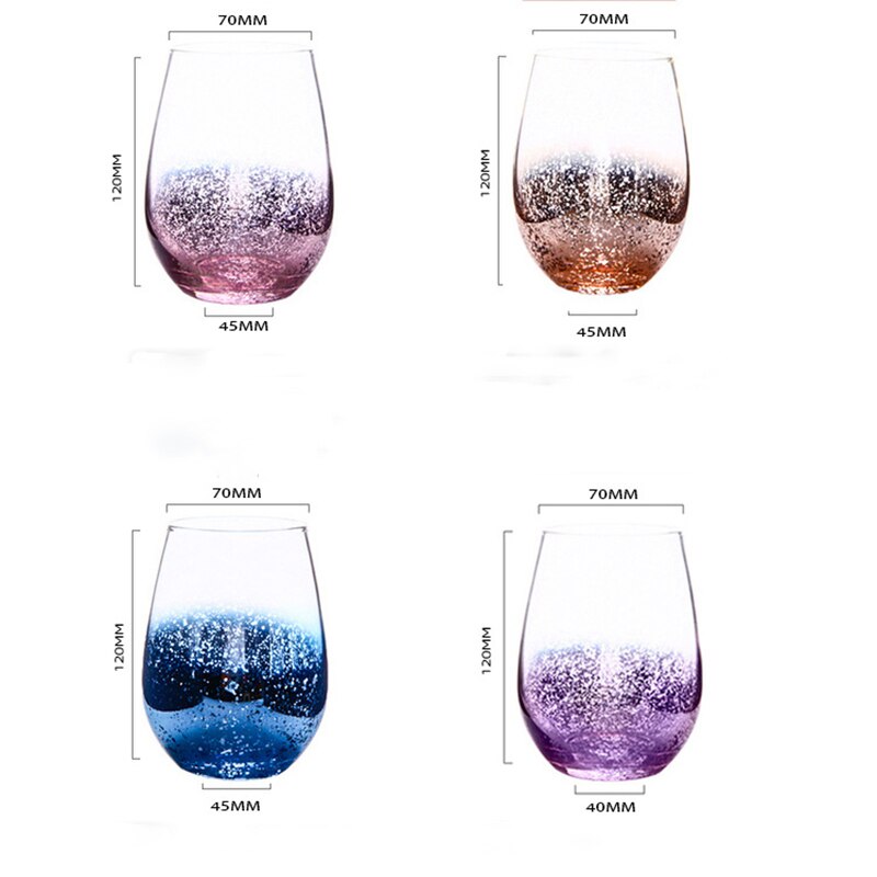 Bouteille d'eau en verre 500ML INS ciel étoilé, tasse ventre, pour la maison, tasse Kawaii, pour jus de lait, café, Smoothie, boisson, bière