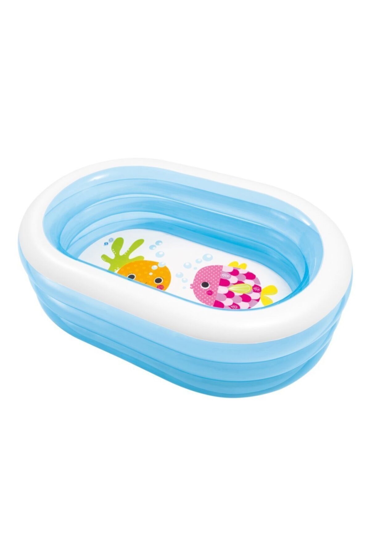 Inflatable Oval Child Paddling Pool 163x107x46 Cm