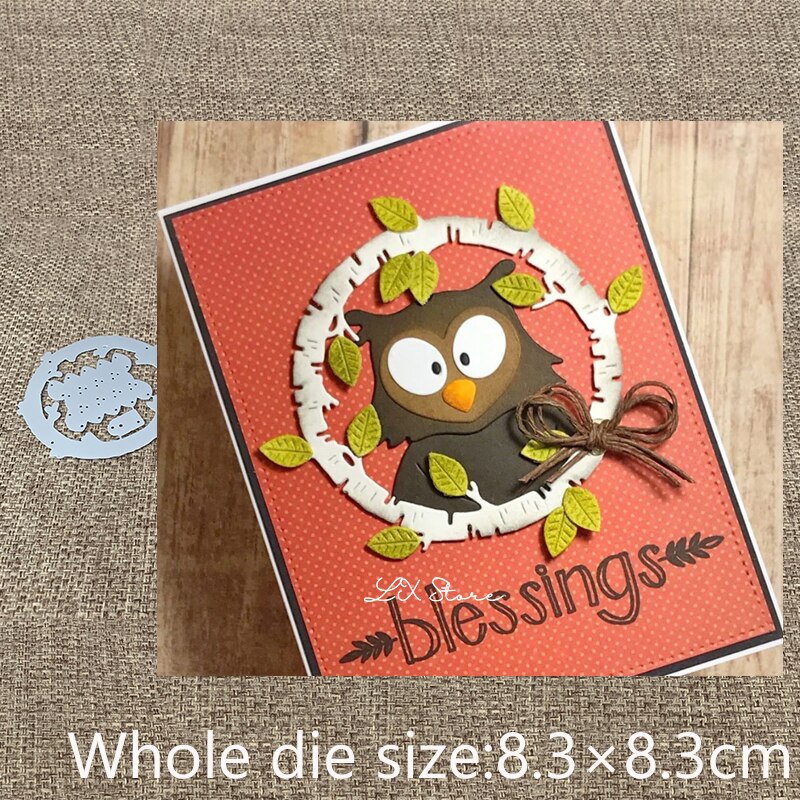Håndverk metall utstanser kutte form blader krans dekorasjon scrapbooking album papir kort håndverk preging utstanser