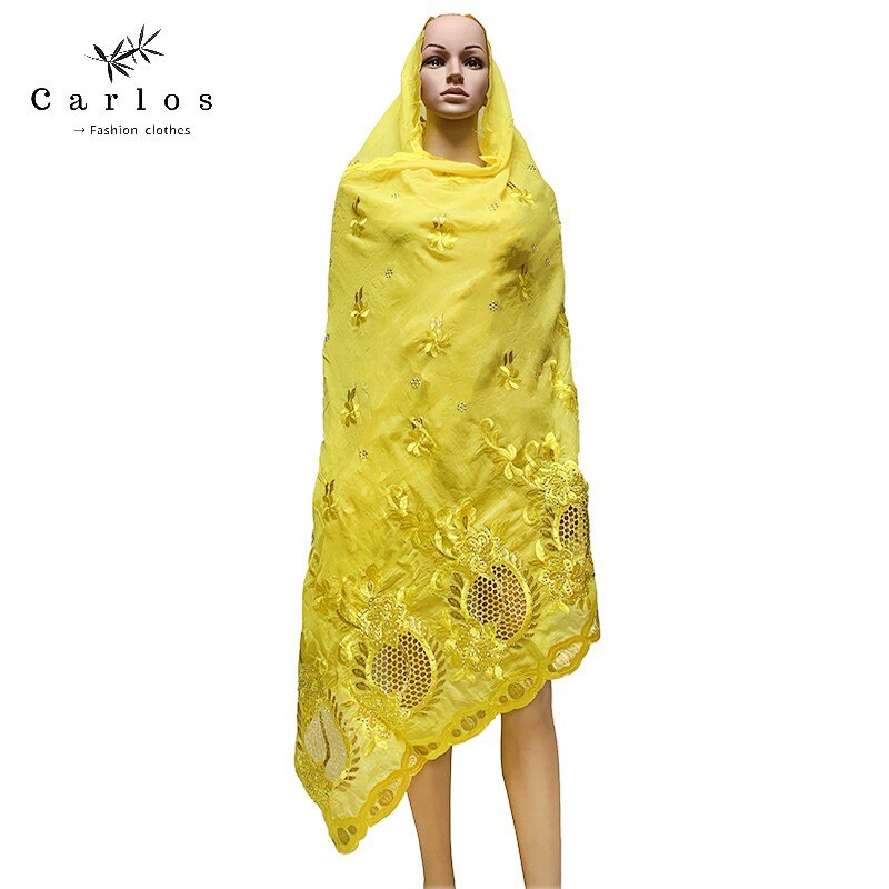 Écharpe Hijab 100% coton pour femmes africaines, écharpe Dubai, prix , Sc-23
